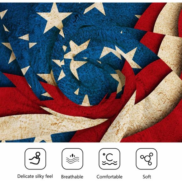 Silk Feel Tropical Hibiscus Head Scarf Green Leaves Red Flowers Women Girls - Picture 4 of 7